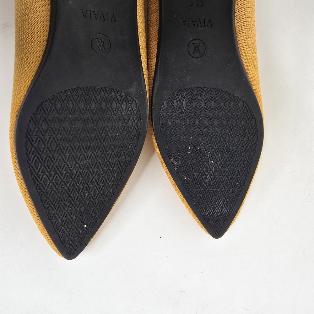 Vivaia Aria 5 Pointed-Toe Ballet Flats Shoes Ginger Yellow Women's 9 39.5 Womens - Picture 11 of 13